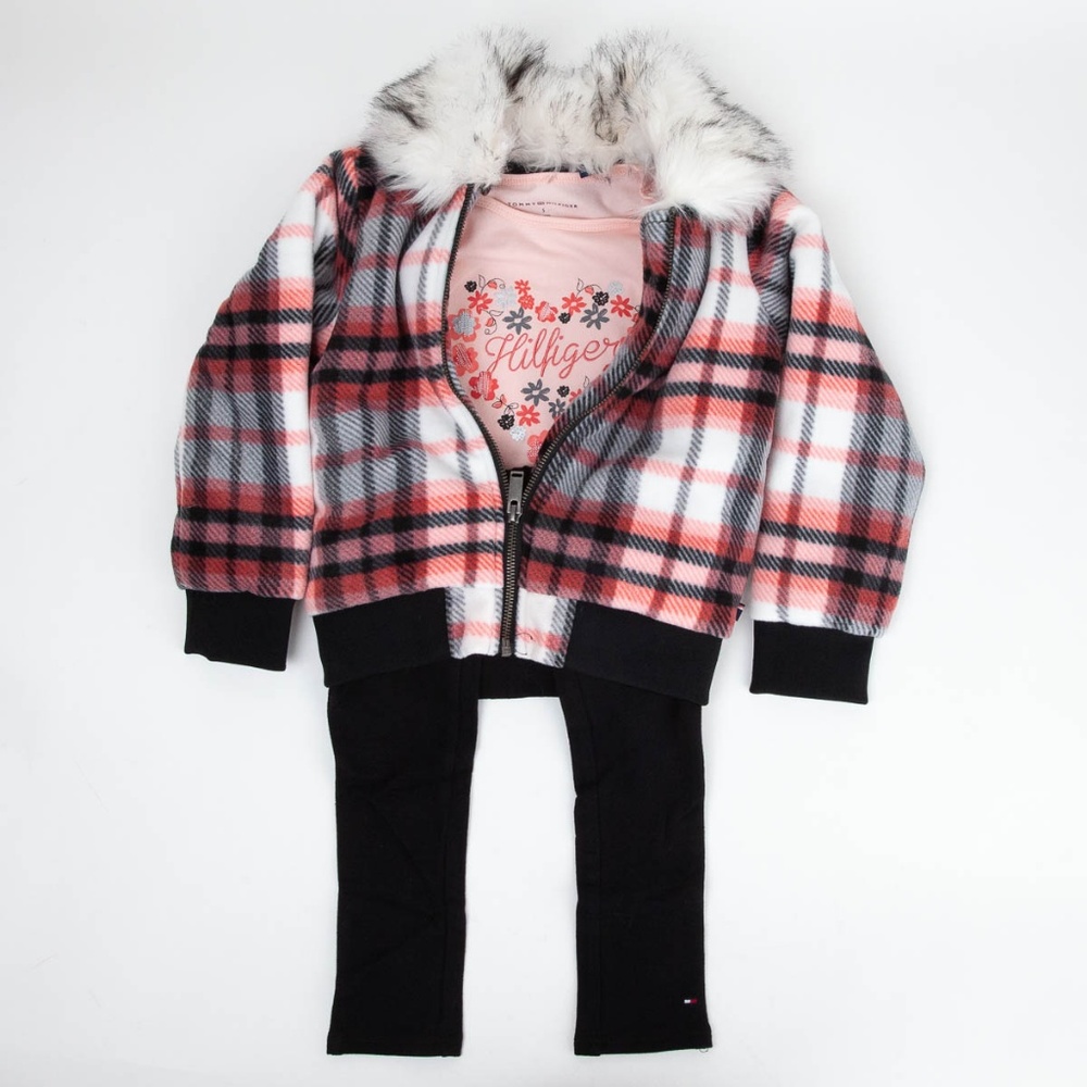 Tommy Hilfiger Toddler Girls 3-piece Set